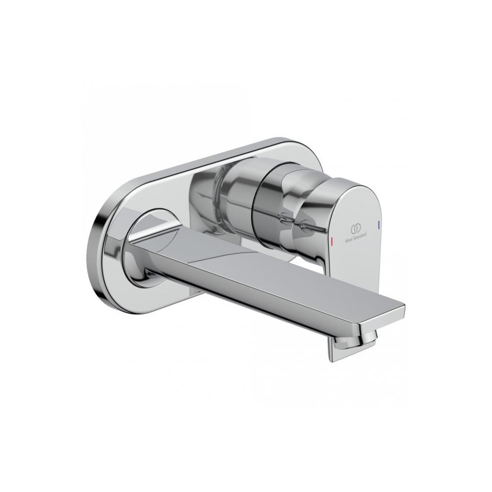 Cutout image of Ideal Standard Tesi Chrome Wall-Mounted Basin Tap